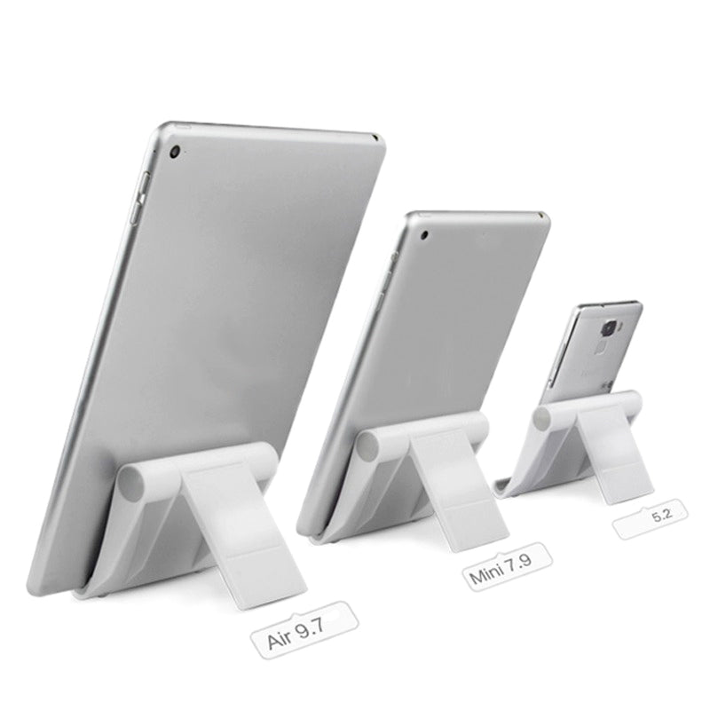 Universal Multi-Angle Foldable Phone & Tablet Holder – Adjustable 270° Rotatable Stand with Anti-Slip Base for Desk, Bed, Travel