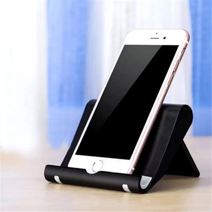 Universal Multi-Angle Foldable Phone & Tablet Holder – Adjustable 270° Rotatable Stand with Anti-Slip Base for Desk, Bed, Travel