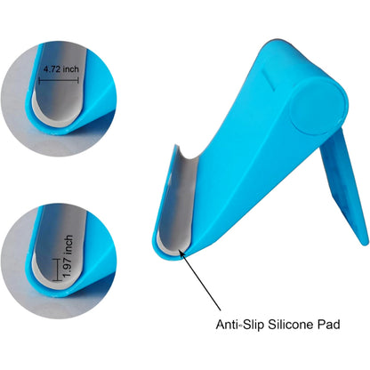 Universal Multi-Angle Foldable Phone & Tablet Holder – Adjustable 270° Rotatable Stand with Anti-Slip Base for Desk, Bed, Travel