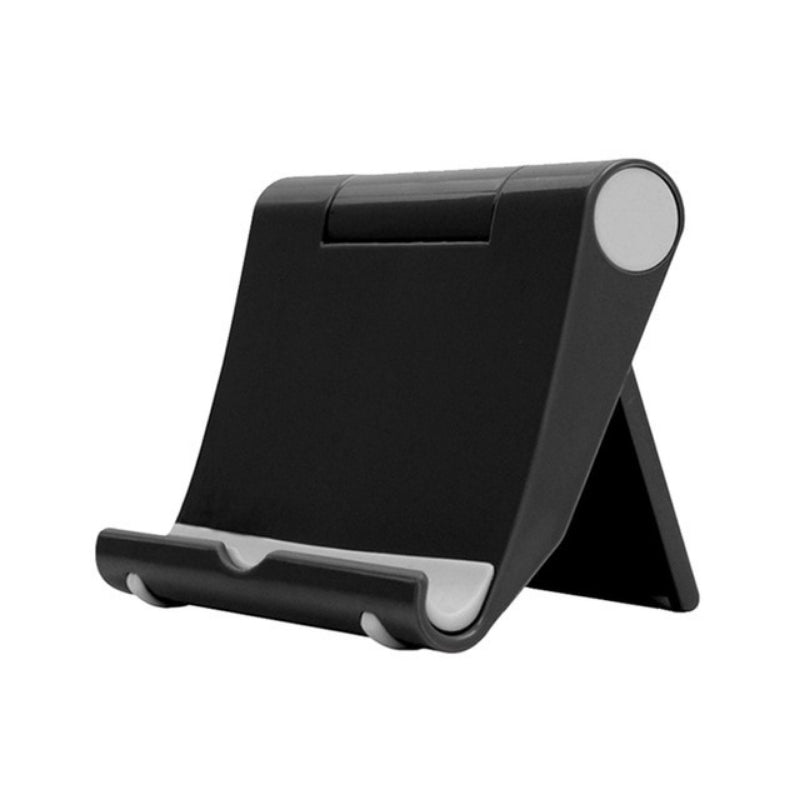 Universal Multi-Angle Foldable Phone & Tablet Holder – Adjustable 270° Rotatable Stand with Anti-Slip Base for Desk, Bed, Travel