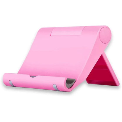 Universal Multi-Angle Foldable Phone & Tablet Holder – Adjustable 270° Rotatable Stand with Anti-Slip Base for Desk, Bed, Travel